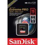 SanDisk 16GB SDHC Memory Card Extreme Pro 95mb/sec - Image 2