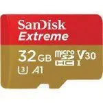 SanDisk 32GB Extreme UHS-I microSDHC Memory Card 100mb/Sec