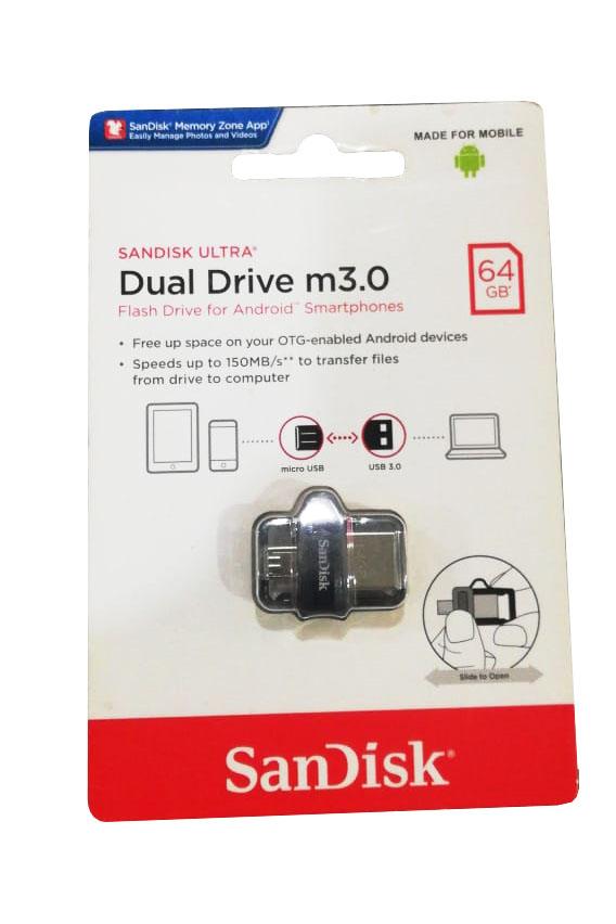 Sandisk Usb OTG 3.0 64gb 2500 Sandisk Usb OTG 3.0 64gb - Image 1