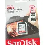 Sandisk 16gb 80mbs