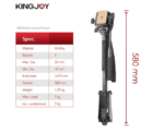Kingjoy MP1008F Professional Aluminum Monopod for DSLR & Video Cameras - Image 3