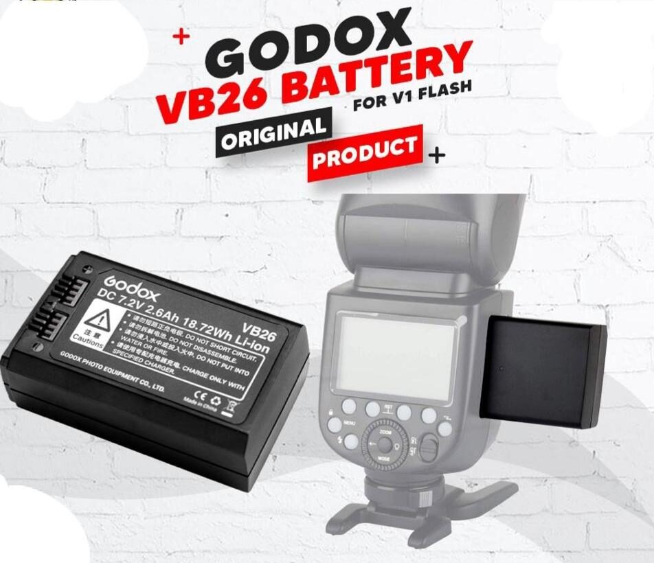 GODOX VB26 BATTERY GODOX VB26 BATTERY FOR V1 FLASH - Image 1