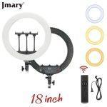 JMARY RING LIGHT FM-18R (18″ OR 45cm) WITH STAND