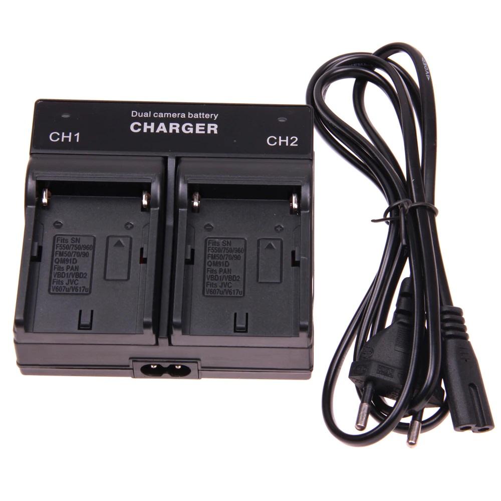 1-2 (1) Sony V 615 Dual LCD Charger fast - Image 1