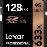 Lexar SD cards 128GB 95MB/S