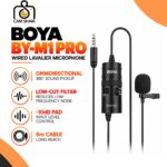 BOYA BY-M1 Pro Professional Lavalier Microphone