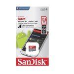Sandisk Memory Card Micro SD Ultra With Adapter – 100MB/S 128GB