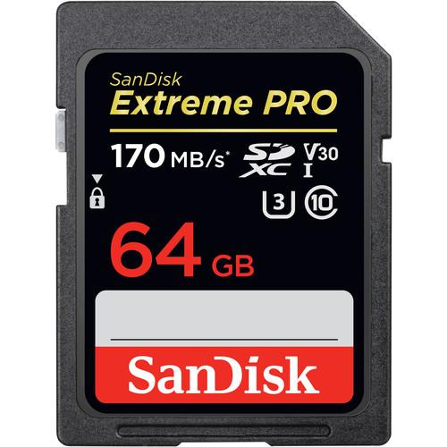 SANDISK SD 64GB 170 MB/S (EXTREME PRO)