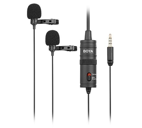 Boya BY-M1DM Dual Lavalier Universal microphone