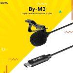 Boya By-M3 Digital Lavalier microphone (c type)