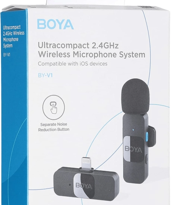 BOYA BY-V1 Omnidirectional Wireless Microphone - Image 2