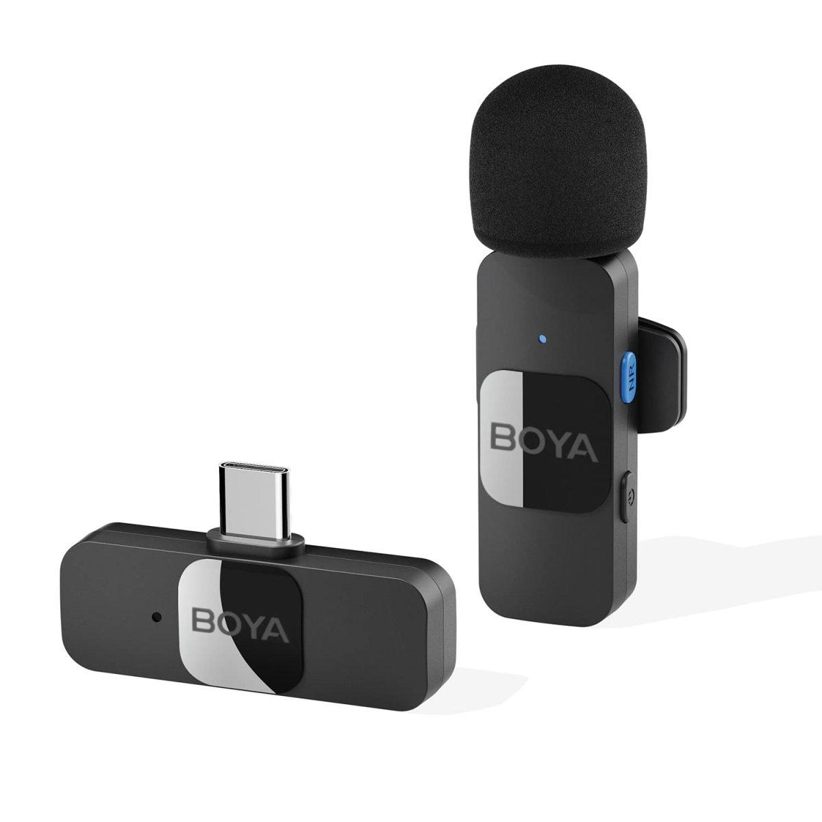 BOYA BY-V10 Wireless Microphone System, Omnidirectional for USB-C Devices BOYA BY-V10 Wireless Microphone System, Omnidirectional for USB-C Devices