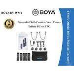 2 Years Warranty - BY-W4 Wireless Microphone Ultra-compact 2.4GHz Four-Channel Wireless Microphone System Compatible With Cameras,Smartphones,Tablets,PC,etc