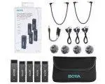 BOYA BY-W4 Ultra-compact 2.4GHz Four-Channel Wireless Microphone - Image 4