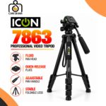 Icon 7863 Professional Hydraulic 2-in-1 Tripod Monopod
