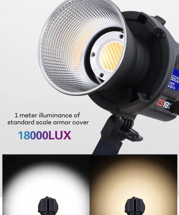 ZYSB CL-80Bi Bi-Color 3200-5600K LED Light Video Light 80W Professional Continues light For Photography and Videography