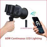 ZYSB CL-80Bi Bi-Color 3200-5600K LED Light Video Light 80W Professional Continues light For Photography and Videography