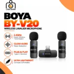 BOYA BY-V20 Dual Wireless Microphone System for USB-C Devices