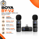 BOYA BY-V2 Wireless Microphone System for Lightning Devices
