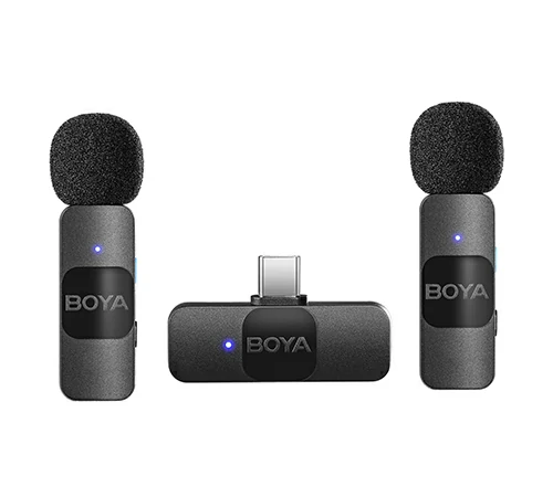 Boya BY-V20 Dual UltraCompact Wireless Microphone For Type C