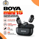 BOYA Mini 15 Dual Person Wireless Microphone for IOS Devices