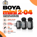 BOYA Mini 2-04 Wireless Microphone with AI Noise Cancellation