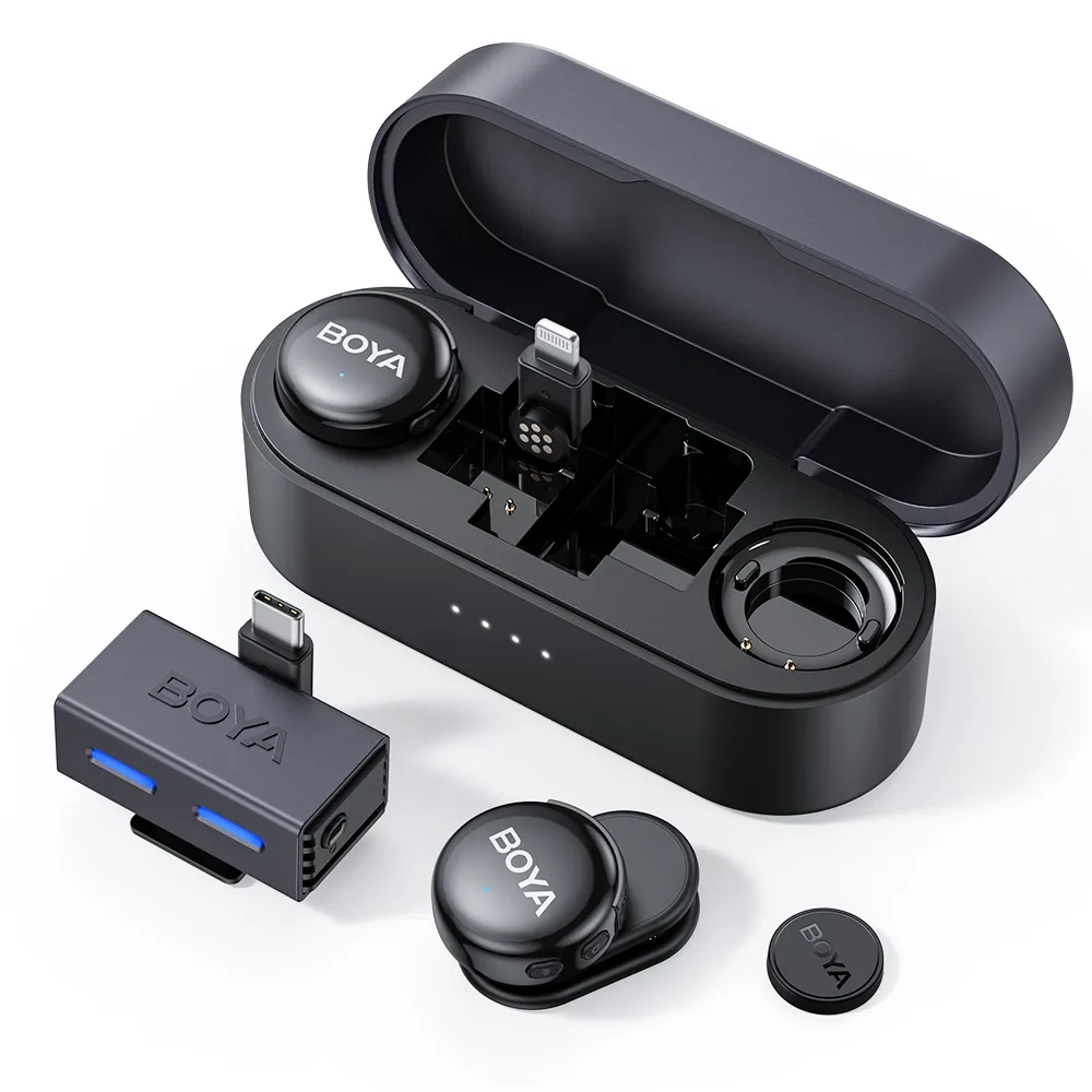 Boya Link 3 BOYA LINK 3 AI-Powered Button-Sized Wireless Microphone - Image 1