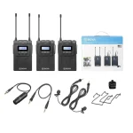 BY-WM8 Pro-K2 UHF Dual-Channel Wireless Microphone System - Image 2