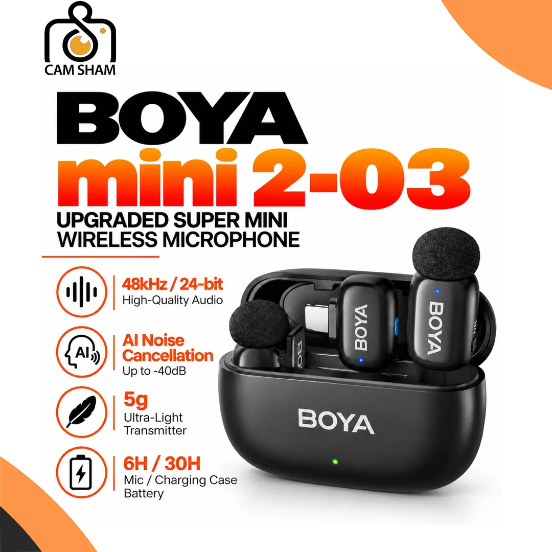 ve48 BOYA Mini 2-03 Wireless Microphone for iPhone - Image 1