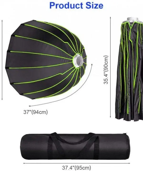 ICON 90cm Foldable Bowens Mount Octa Softbox with Grid - Image 4