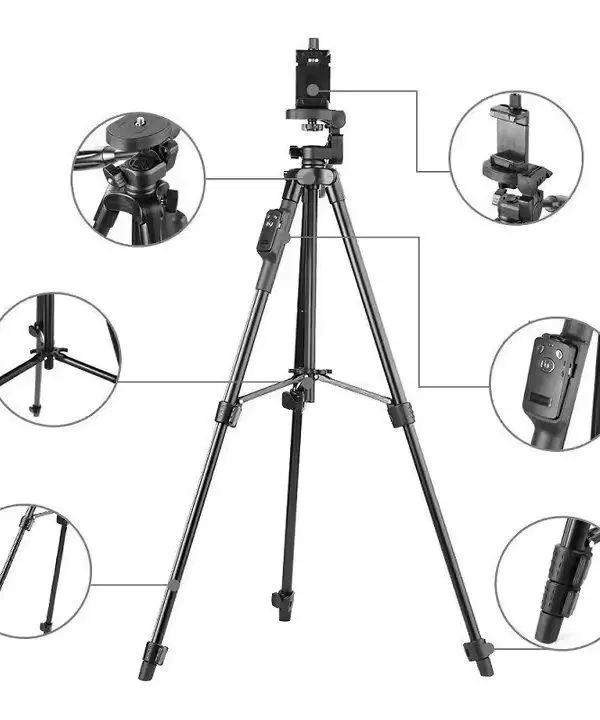Caisi ST-11 Mobile & Camera Tripod With VIP Mobile Holder and Shutter Remote - Image 4