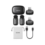BOYA Mini 12 For ( Andriod Type C and I phone IOS ) Dual Wireless Microphone With Charging Case With 3 Year Warranty - Image 2