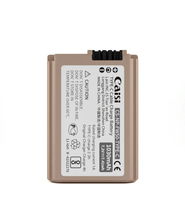 Caisi NP-FW50 TYPE-C Battery - Image 3