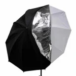 3 in 1 umbreall ( White, Black, Silver ) - Image 3