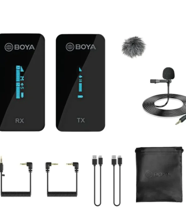 BOYA XM6‑S1 Single Person Wireless Microphone System for Camera & Smartphone - Image 3