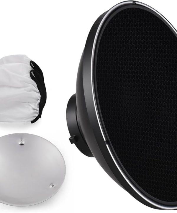 Beauty Dish 45cm Reflector with Honey Comb Grid - Image 4