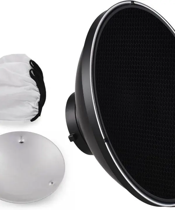 Beauty Dish 45cm Reflector with Honey Comb Grid - Image 4