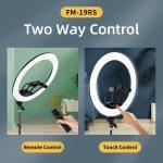 Jmary Ring Light FM-19R 19″Inch With Touch Screen & with Stand - Image 3