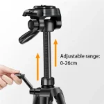 Caisi ST-666 Mobile & Camera Tripod With VIP Mobile Holder - Image 6