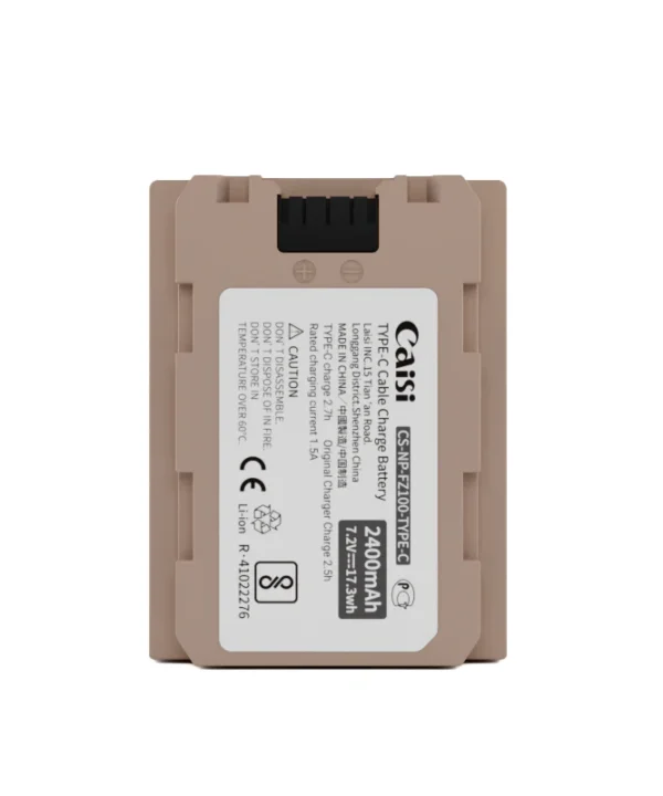 Caisi NP-FZ100 Type-C Battery - Image 3