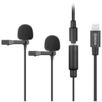 BOYA BY-M2D Dual Omnidirectional Lavalier Microphones