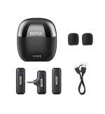 BOYA BY-WM3T2-M2 Dual Channel Mini 2.4GHz Wireless Microphone With Charging Case with 3 year Warranty - Image 5