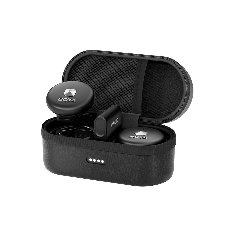 Boya-By-Omic-U-W-6 BOYA Omic U Dual Wireless Microphone For Android Type C ( Black ) With 3 Year Warranty - Image 1
