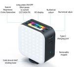 Mamen RGB Do2 LED Fill Light Double-Sided Portable LED Light - Image 3