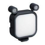 MAMEN SML-V13 Microphone RGB LED Light Video Light with Built-in Battery