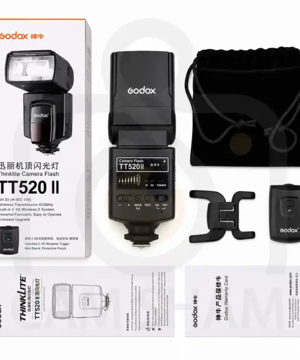 Godox TT520 II Camera Flash Speedlite with Trigger