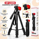 Jmary KP‑2209 Professional Overhead Tripod Stand for Mobile & DSLR Camera