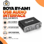 BOYA BY-AM1 Dual Channel Audio Mixer Interface