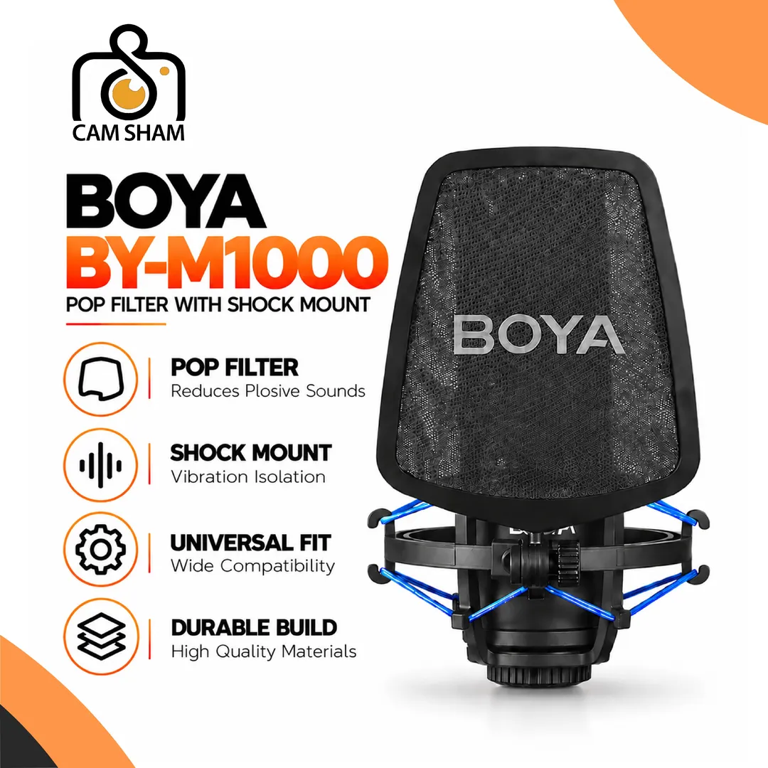Facebook overlay (2) BOYA BY M1000 Pro Large Diaphragm Condenser Microphone - Image 1