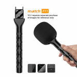 H1 Wireless Microphone Handheld Adapter News TV Reporter Interview Hand Stick For All Type of Wirelsss Microphone - Image 2